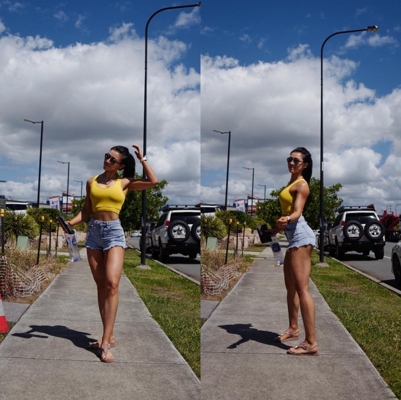 Culturista china casi fue a la corte por demostración pública de su figura