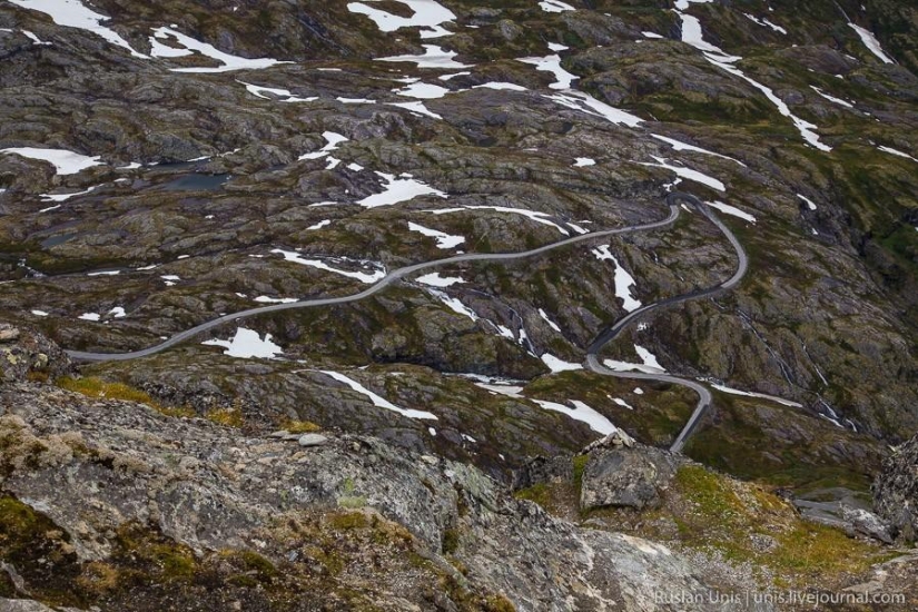 Dalsnibba, el techo de Noruega o a vista de pájaro Dalsnibba, el techo de Noruega o a vista de pájaro