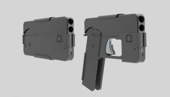 Dangerous mimicry: sales of a pistol stylized as a smartphone have started in the States