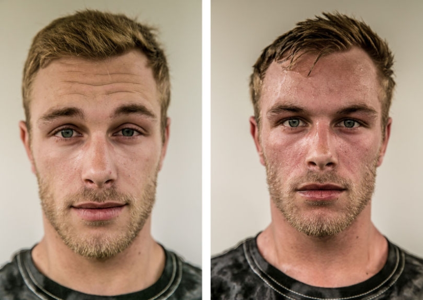 Dar el 120 por ciento: músicos antes y después de un concierto de rock