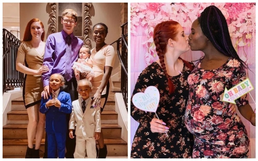 De tres en tres: una familia polígama cría a tres hijos y está lista para una nueva relación