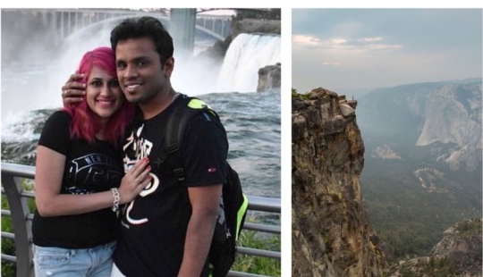 Deadly selfie: flying into eternity from a steep cliff 243 meters high Deadly selfie: flying into eternity from a steep cliff 243 meters high