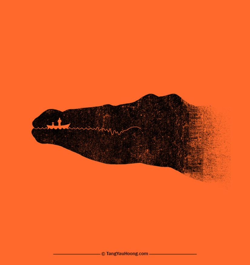 Deception of vision: skillful drawings by a Malaysian artist will outwit your mind