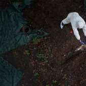 Dentro de autos que chocaron en accidentes terribles