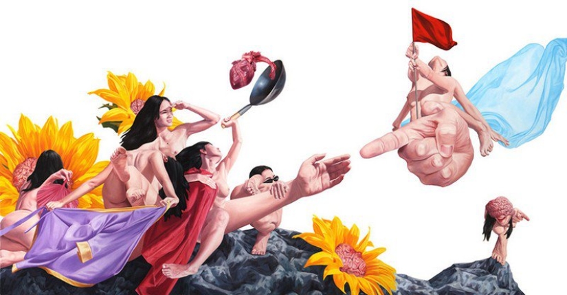 Desnudo y absurdo: ilustraciones del artista vietnamita Nguyen Xuanhui Desnudo y absurdo: ilustraciones del artista vietnamita Nguyen Xuanhui