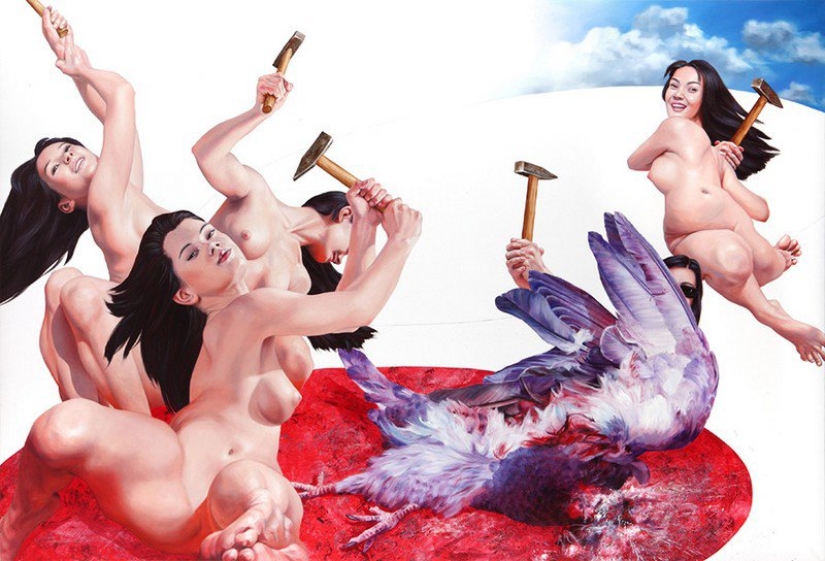 Desnudo y absurdo: ilustraciones del artista vietnamita Nguyen Xuanhui Desnudo y absurdo: ilustraciones del artista vietnamita Nguyen Xuanhui