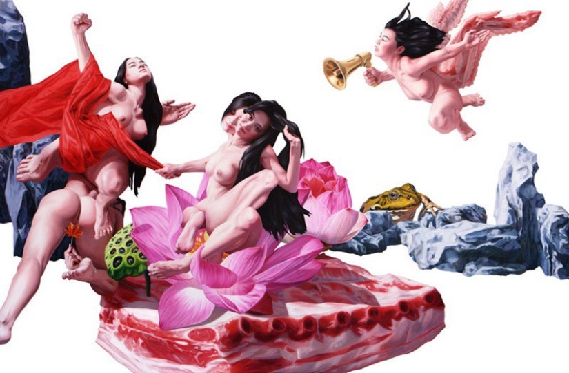 Desnudo y absurdo: ilustraciones del artista vietnamita Nguyen Xuanhui Desnudo y absurdo: ilustraciones del artista vietnamita Nguyen Xuanhui