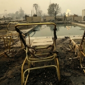 Devastación, cenizas y humo: fotos apocalípticas de California antes y después de los incendios forestales