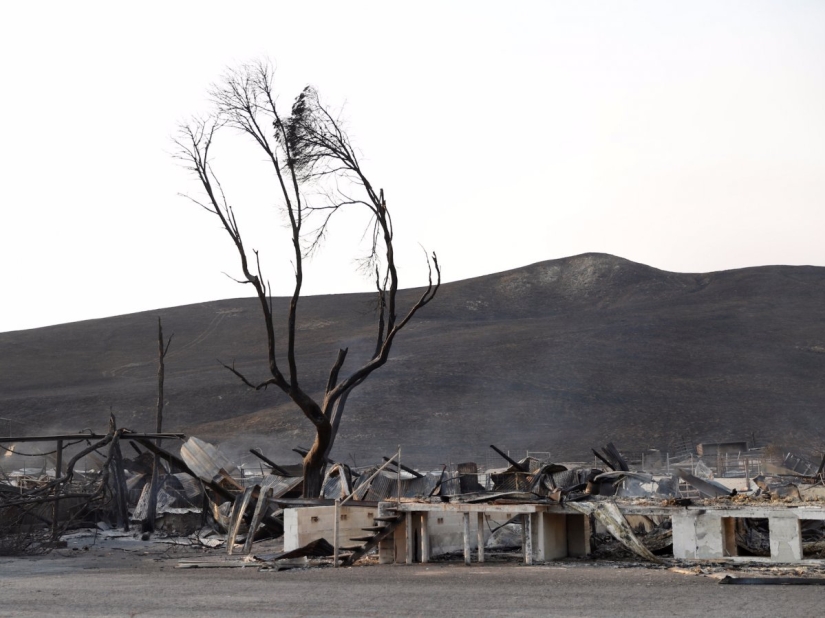 Devastation, ash and smoke: apocalyptic photos of California before and after wildfires Devastation, ash and smoke: apocalyptic photos of California before and after wildfires