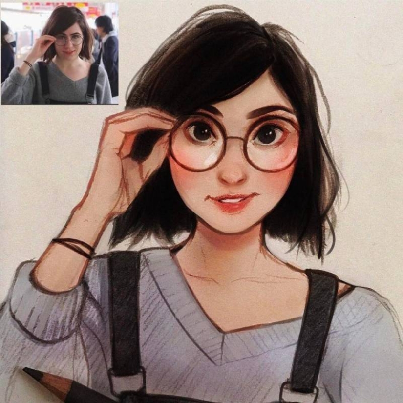 Dibujos animados de transformación: un artista holandés convierte a las personas en personajes de dibujos animados