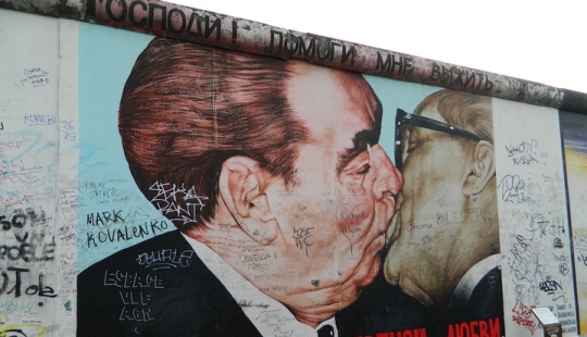 Dibujos conservados en el Muro de Berlín hasta nuestros días
