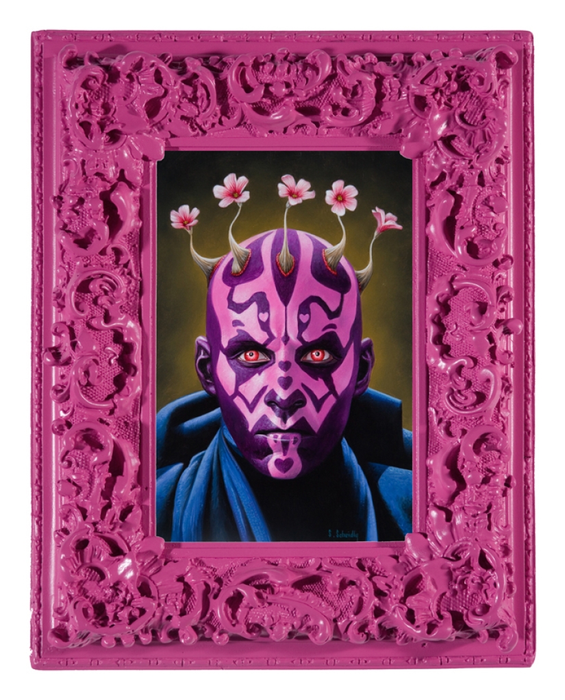 Dictators with pink glasses: mocking caricatures of famous politicians Dictators with pink glasses: mocking caricatures of famous politicians