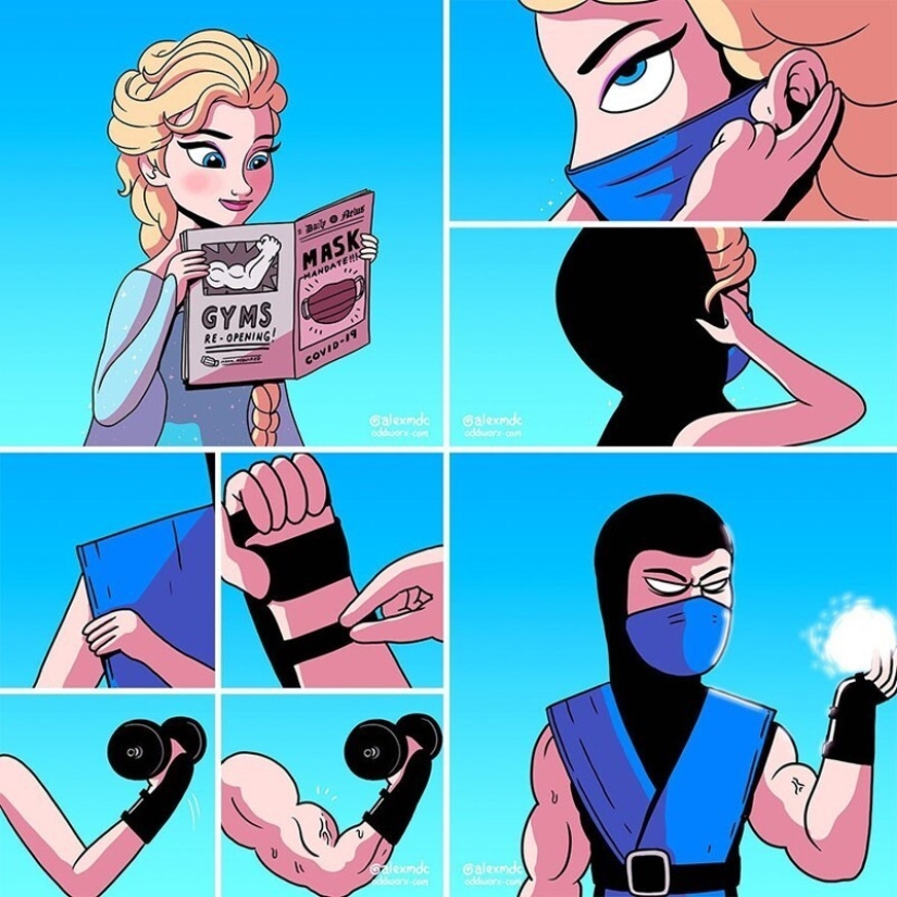 Disturbing behind-the-scenes Pop culture: comics for fans of black humor Disturbing behind-the-scenes Pop culture: comics for fans of black humor