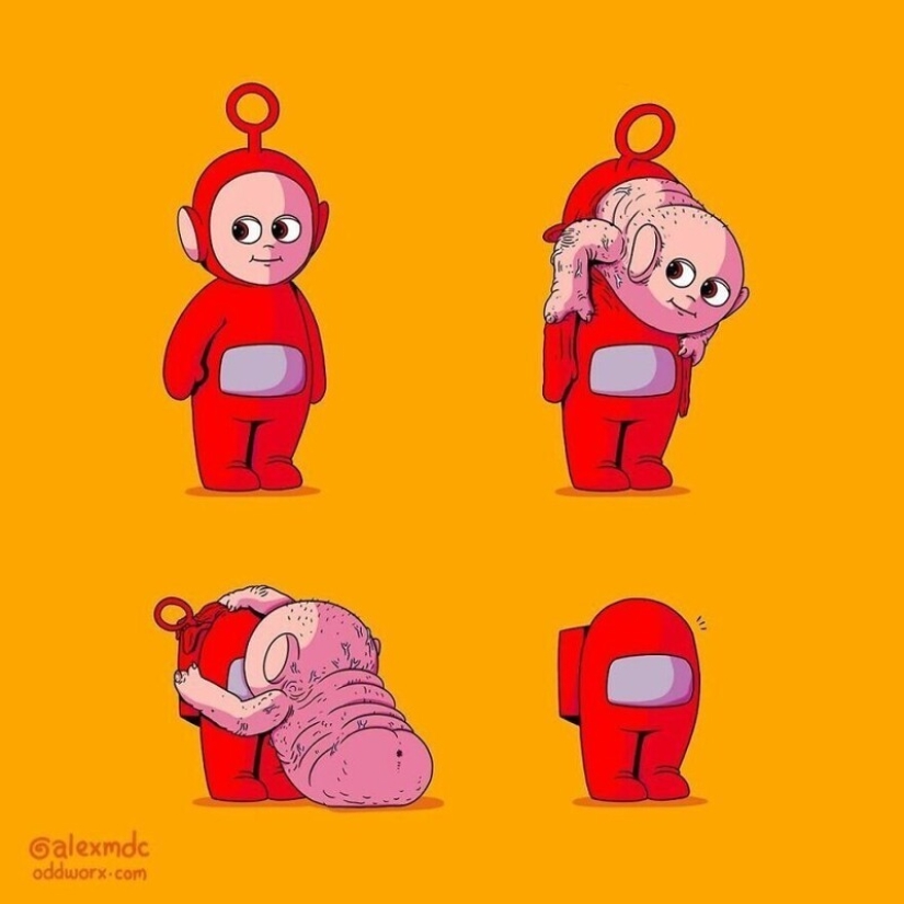 Disturbing behind-the-scenes Pop culture: comics for fans of black humor Disturbing behind-the-scenes Pop culture: comics for fans of black humor