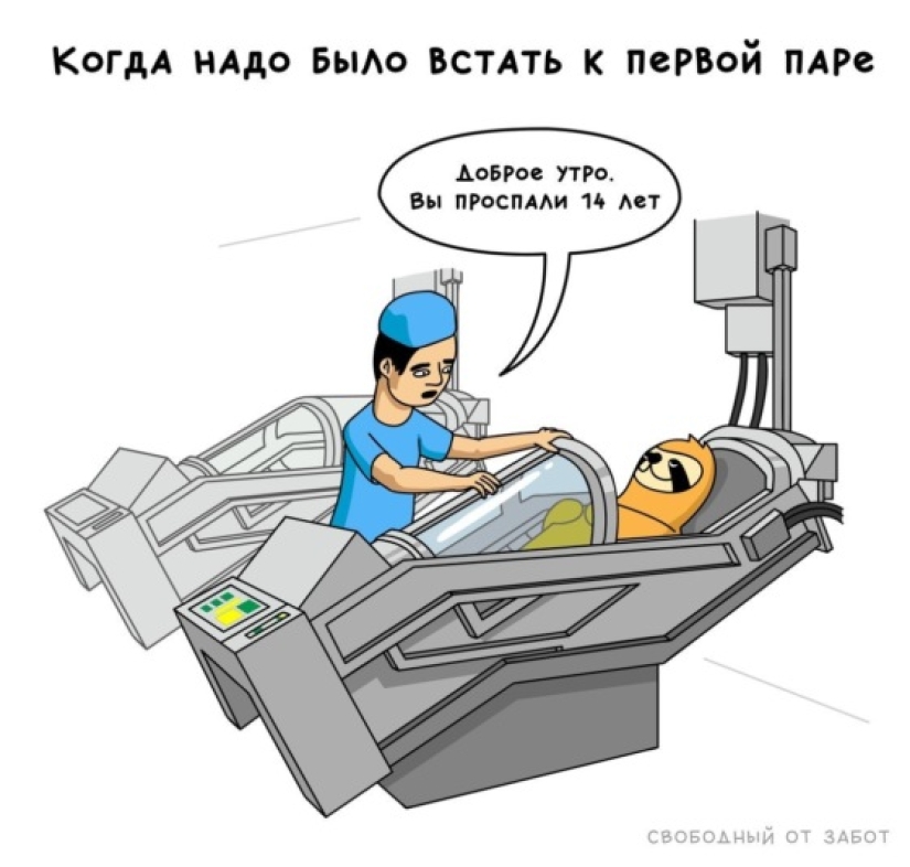 Do you recognize yourself? The author of the meme about the orange sloth continues to delight with his works about mother laziness