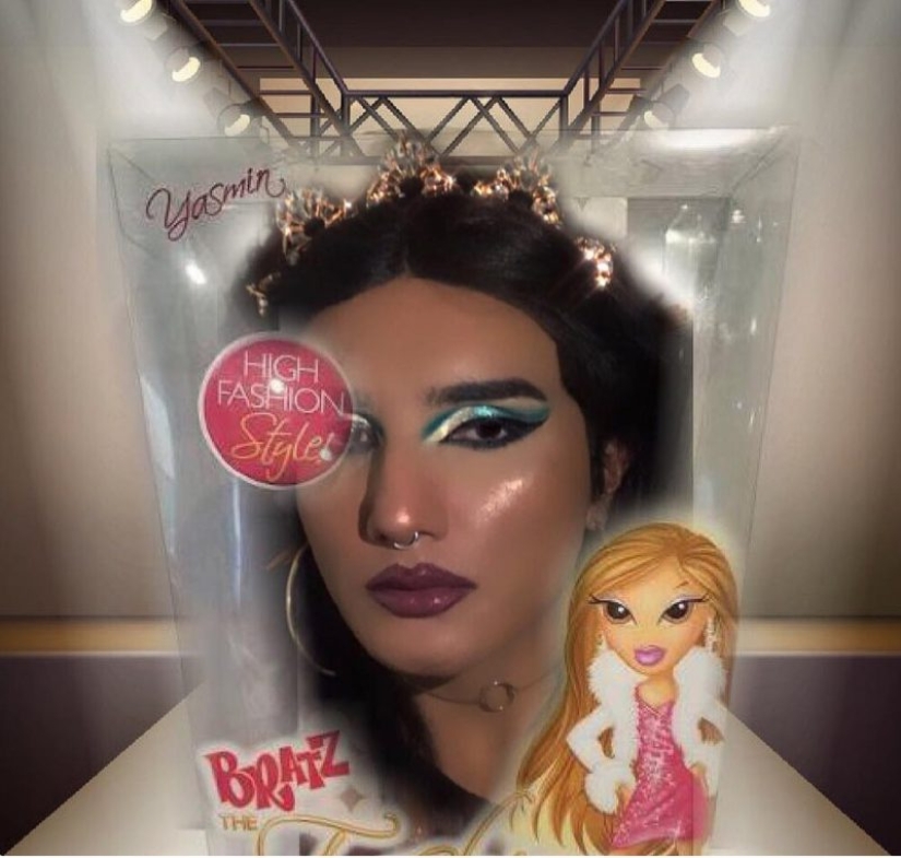 Doll face: Social media users do makeup like Bratz dolls Doll face: Social media users do makeup like Bratz dolls
