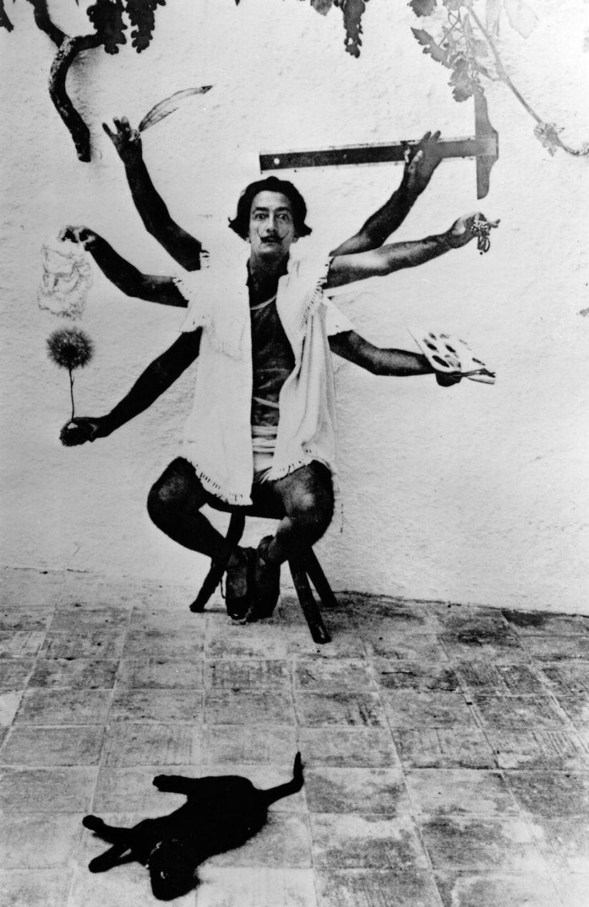 Domestic madness: in his own villa, Salvador Dali was especially not shy of anyone