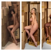 Down with all complexes! Three 50-year-old women photographed nude as supermodel Helena Christensen