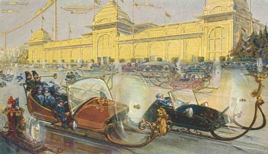 "Downers and sneaking around on air slides": Moscú de los siglos XXII-XXIII en postales de 1914 "Downers and sneaking around on air slides": Moscú de los siglos XXII-XXIII en postales de 1914