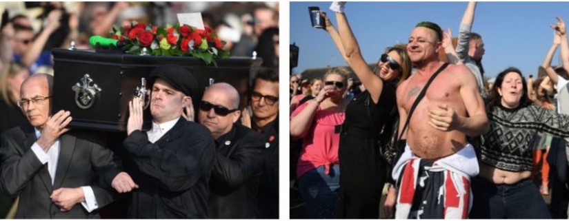 Drunken wake: funeral of the frontman of the band "The Prodigy" Keith Flint ended with a noisy party