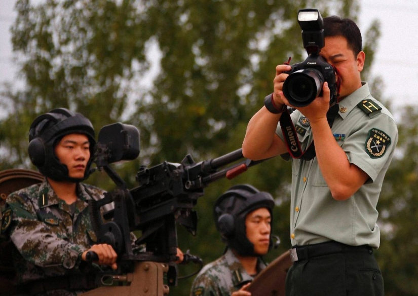 Ejército chino en acción Ejército chino en acción