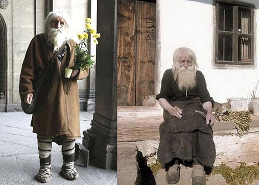 El abuelo Dobri es un pobre filántropo