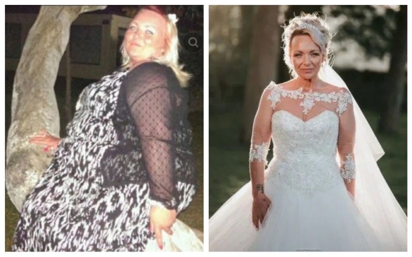 El amor como la mejor dieta: una mujer británica perdió 63 kg antes de la boda