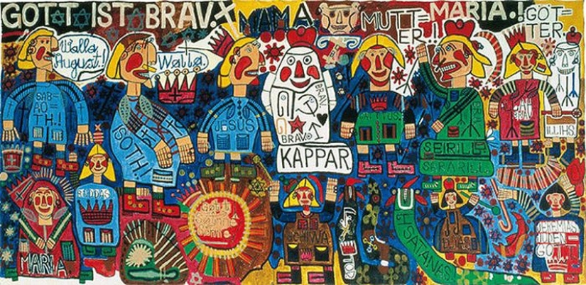 El arte de "gracias"," a pesar "y" a pesar " de la experiencia psiquiátrica