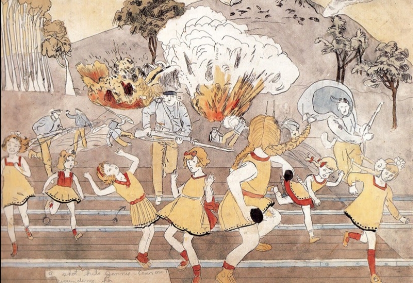 El arte de "gracias"," a pesar "y" a pesar " de la experiencia psiquiátrica