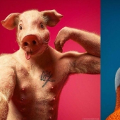 El artista italiano Christian Girotto ridiculizó la moda moderna en selfies