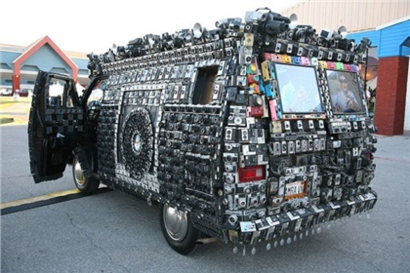 El artista vio un maravilloso coche fotográfico en un sueño y lo hizo realidad El artista vio un maravilloso coche fotográfico en un sueño y lo hizo realidad