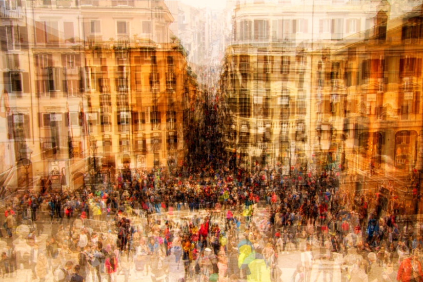 El bullicio de la metrópoli en fotos abstractas del italiano Alessio Trerotoli