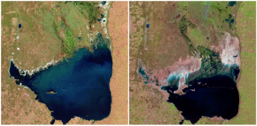 El Cambio Climático Global en las fotos de la NASA: Antes y Después El Cambio Climático Global en las fotos de la NASA: Antes y Después