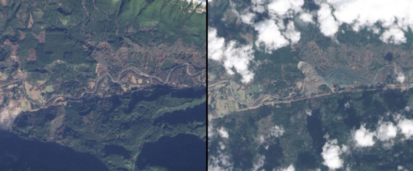 El Cambio Climático Global en las fotos de la NASA: Antes y Después El Cambio Climático Global en las fotos de la NASA: Antes y Después