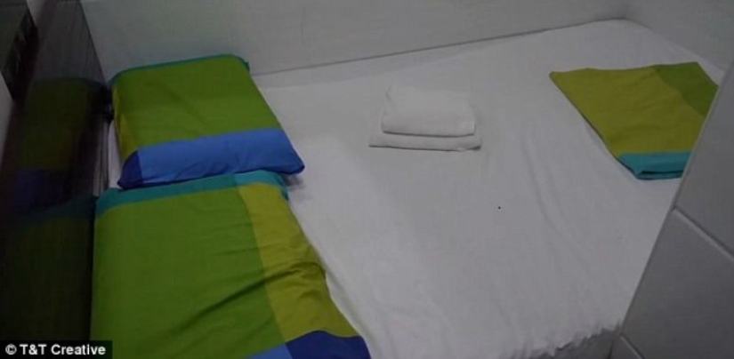 El canadiense encontró la habitación de hotel más pequeña, y cuesta $ 30 El canadiense encontró la habitación de hotel más pequeña, y cuesta $ 30