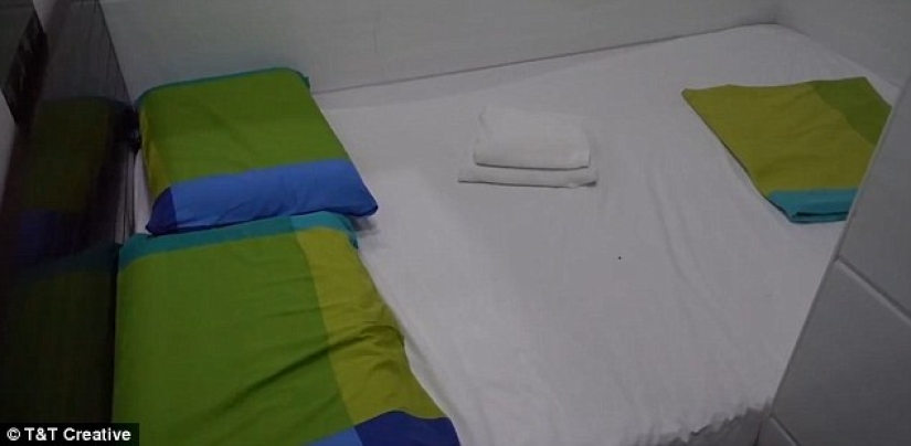 El canadiense encontró la habitación de hotel más pequeña, y cuesta $ 30 El canadiense encontró la habitación de hotel más pequeña, y cuesta $ 30