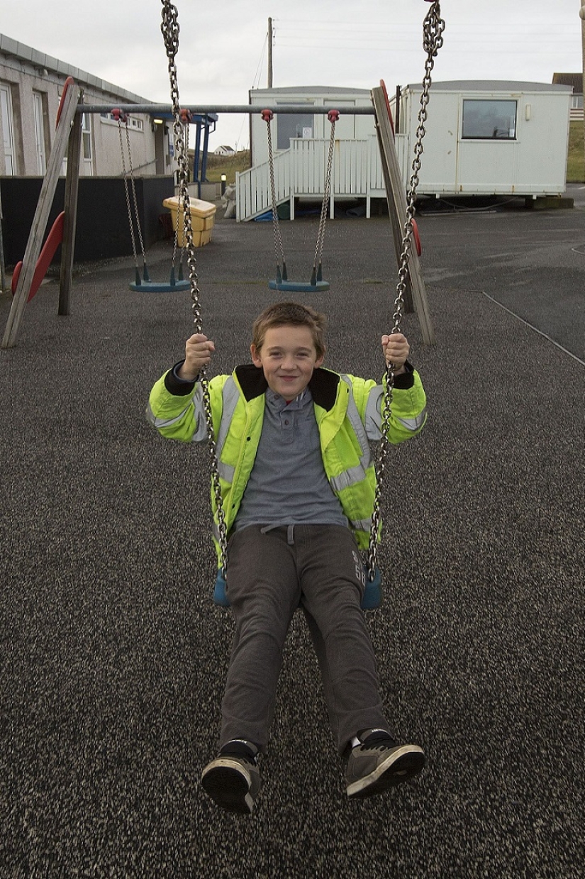 El colegial británico más solitario