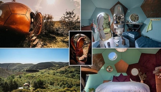 El Conker loco hotel steampunk en el desierto de Gales