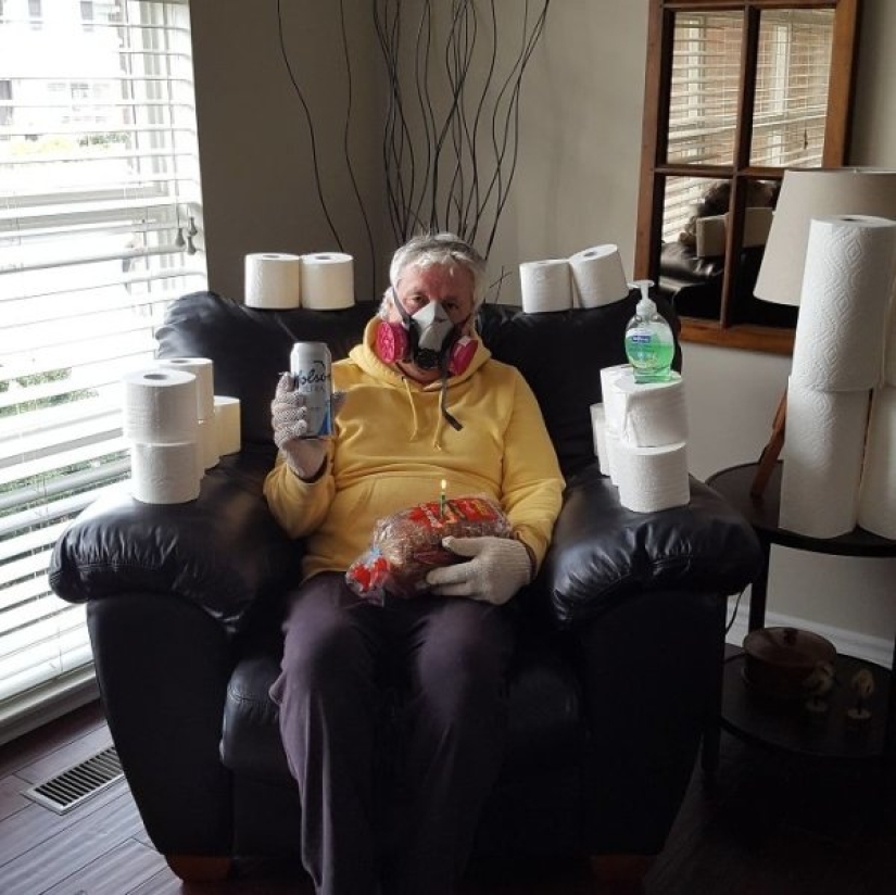 El coronavirus no es un obstáculo, ni la forma en que las personas celebran sus cumpleaños durante una pandemia