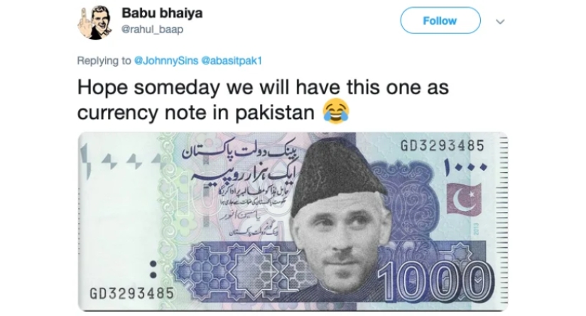 El embajador paquistaní privó de la vista al "Calvo de Brazzers" y se convirtió en blanco de burlas