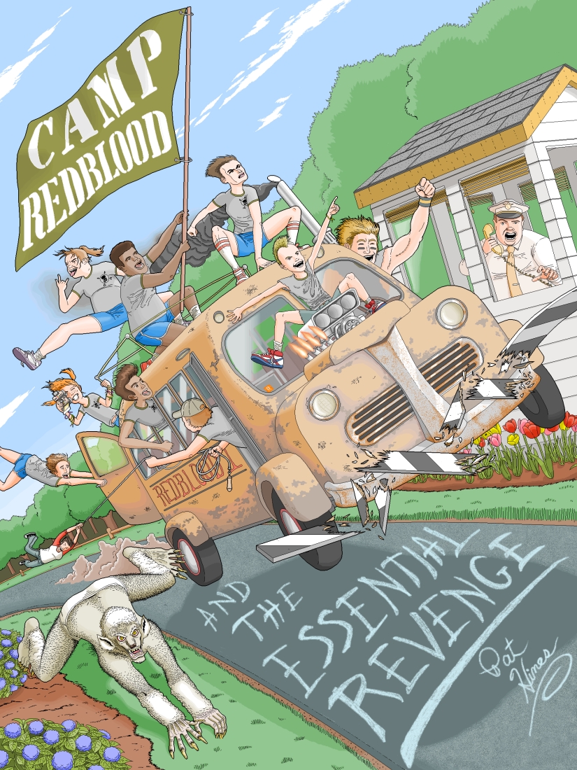 El escritor era demasiado vago para dominar Photoshop, por lo que dibujó ilustraciones en Pintura durante 10 años