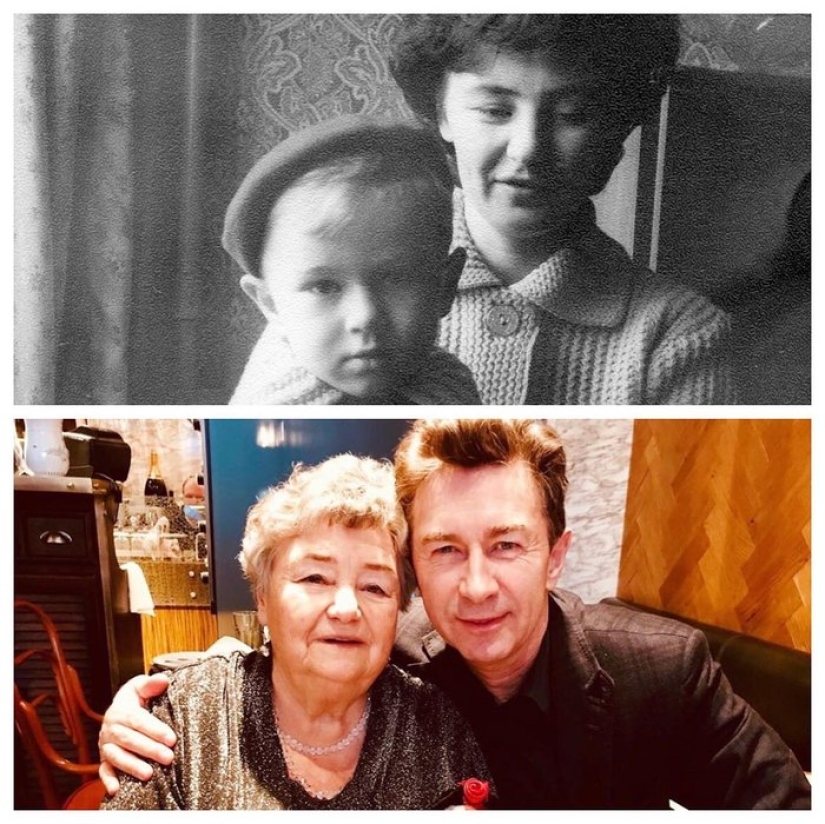 El hijo de mamá para siempre: fotos de 15 artistas rusos con madres