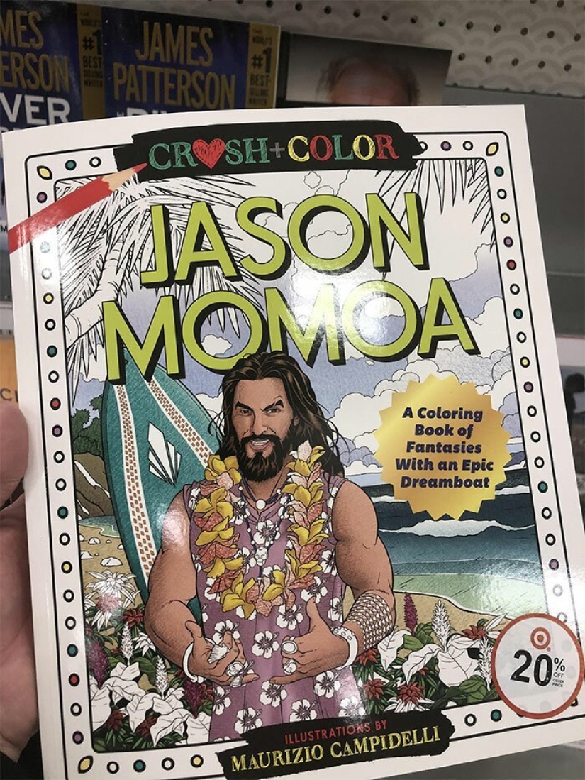 El mejor antiestrés para mujeres: las páginas para colorear con Jason Mamoa aparecieron en la Web