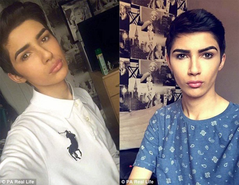 El niño se fue de vacaciones, y regresó como una niña similar a Kim Kardashian