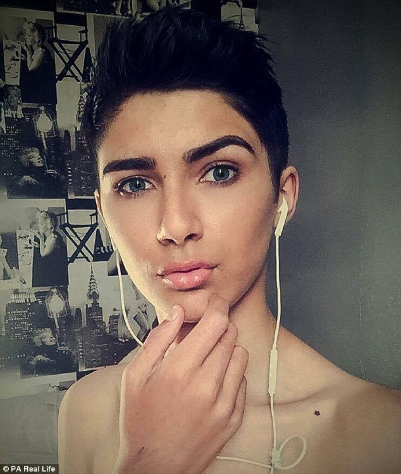 El niño se fue de vacaciones, y regresó como una niña similar a Kim Kardashian