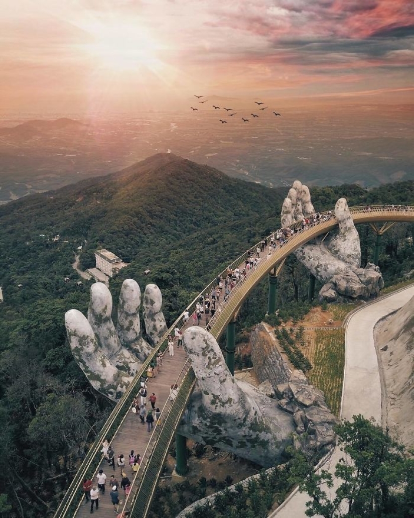 El nuevo puente de Vietnam se convertirá en la octava maravilla del mundo