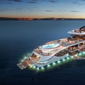 El nuevo superyate italiano es un auténtico palacio flotante