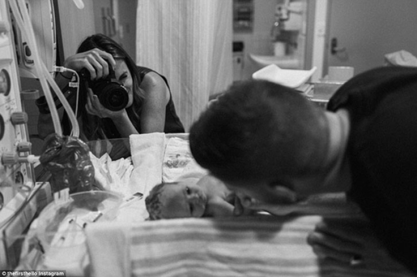El primer "hola": un proyecto fotográfico sobre el primer encuentro de mamá y bebé
