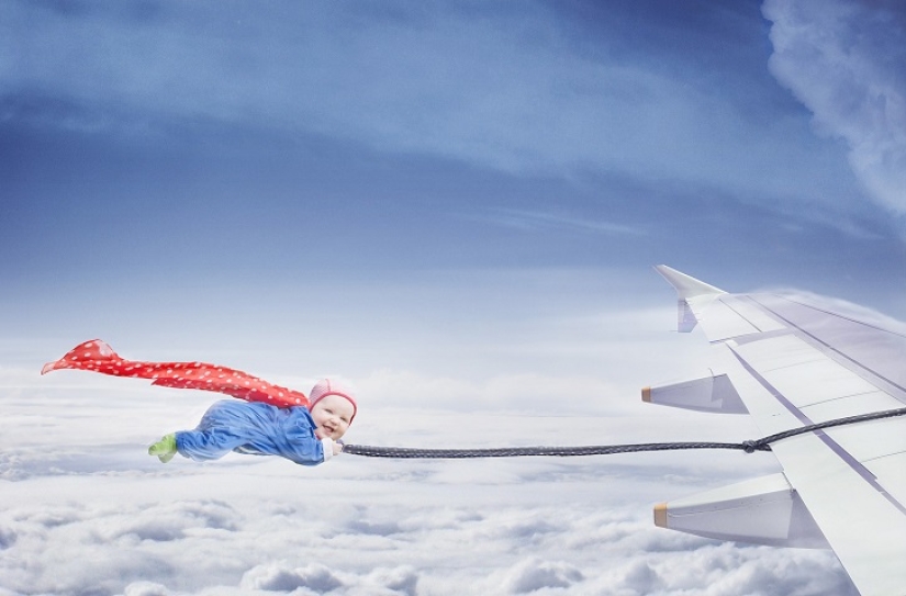 El sueco toma fotos de su hija en las situaciones más locas El sueco toma fotos de su hija en las situaciones más locas