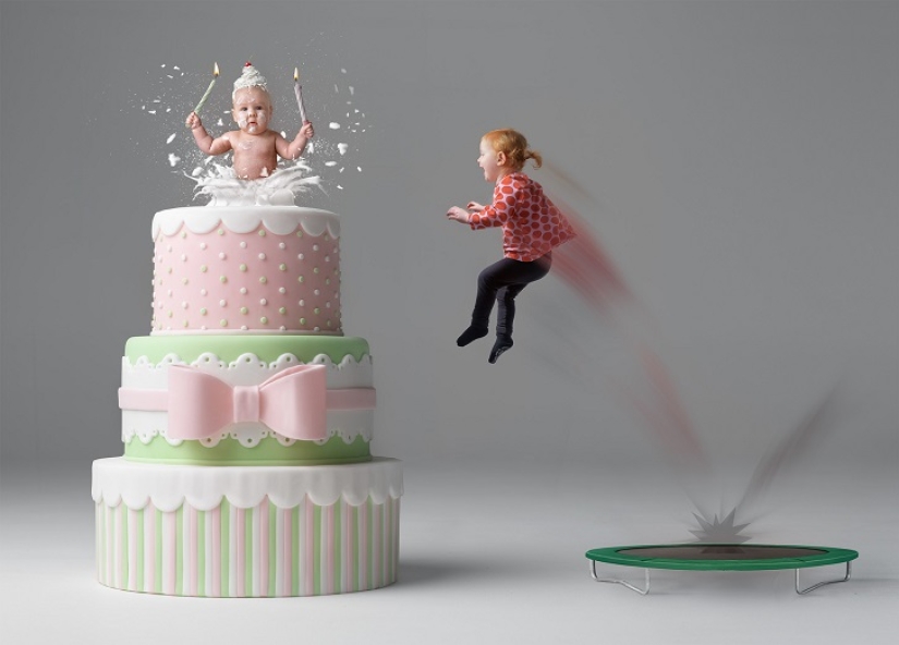 El sueco toma fotos de su hija en las situaciones más locas El sueco toma fotos de su hija en las situaciones más locas